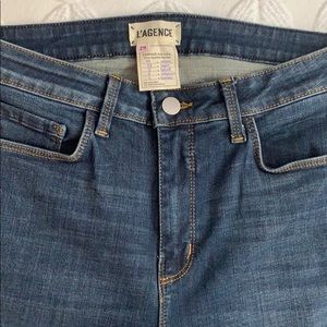 Lagence Margot cropped high waist skinny jeans 29